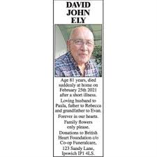 DAVID JOHN ELY