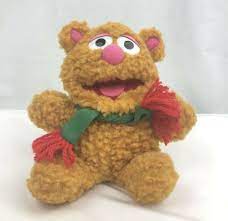 Vintage 1987 Mcdonalds Christmas Baby Muppets Plush Toy Fozzie Bear Jim Henson Mcdonalds Muppets Christmas Plush Toys Christmas Plush
