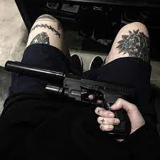 Pin By Ibtissam Zouicha On Inkgasm Tattoo Black Aesthetic Guns Grunge Aesthetic