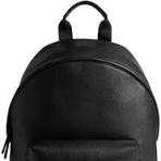 Dsquared2 Rugzak van geperst leer met logo-print Black Heren