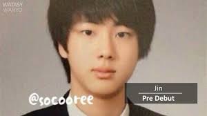 jin pre debut youtube kim seokjin jin