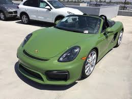 New Pts Olive Green Arrived Porsche Porsche Boxter Pretty Cars
