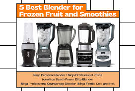 We look at the components of each blender, the different settings and features that you will find on each one, and just how powerful they are when put. 5 Best Blender For Frozen Fruit And Smoothies In 2021 Fibglass Com