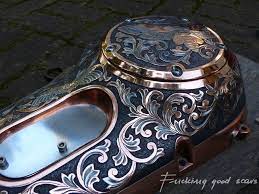 Harley Davidson Hand Engraved Primary Cover Harleydavidsondyna Harleydavidsonpict Harley Davidson Helmets Harley Davidson Merchandise Harley Davidson Baggers