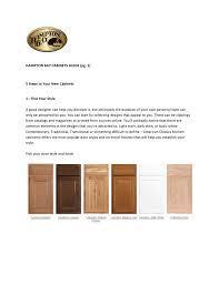 They look and work great. Hampton Bay Cabinets Guide Pg 1 5 Steps To Your New