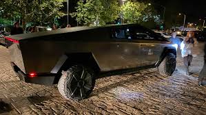 Cybertruck is designed to have the utility of a truck with sports car performance. Elon Musk Driving Tesla Cybertruck On Public Roads In La