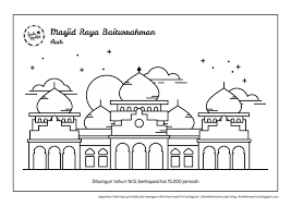 Gambar mewarnai berikut ini kami sediakan spesial untuk anda yang sedang mencari bahan gambar untuk diwarnai. Download Gratis Printable Mewarnai 6 Masjid Nusantara