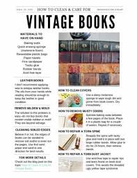 Don't panic if you have a book that is damaged, musty or dusty — try these tips to revive the state of librarians sometimes use charcoal to get rid of musty odours on old books, and you can, too. How To Clean Care For Vintage Books Adirondack Girl Heart