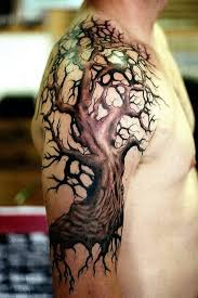 101 Catchy Half Sleeve Tattoos For Girls And Boys Tree Sleeve Tattoo Tree Tattoo Men Tree Tattoo Designs