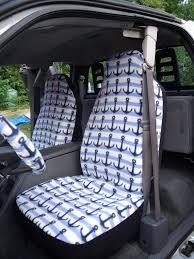 1 Set Of Anchor Print Car Seat Covers And Steering Wheel Cover Custom Made Carseat Cover Car Seat Covers