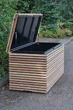kussenkist houten tuin