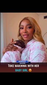 Toke Makinwa and Her Adorable Baby Girl: A Joyful Moment