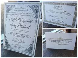 The Antiquarian Wedding Invitation Letterpress Gold Grey Wedding Invitations Letterpress Wedding Literary Wedding