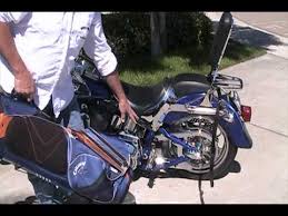 These are the middle ground between a larger tour bag and smaller stand bag. Motorcycle Golf Bag Carrier For Softtail Models Youtube