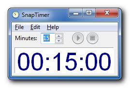 To set up a timer, you just need to enter time, hit enter, and the clock will start ticking. Snaptimer Free Windows Countdown Timer