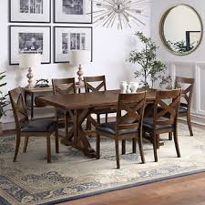 Modern farmhouse 7pcs dining room rectangular white table & black chairs set cbd. Wellington 7 Piece Dining Room Set Dining Room Set Living Room Decor Dining