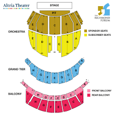Altria Theater Seating Chart Seating Chart