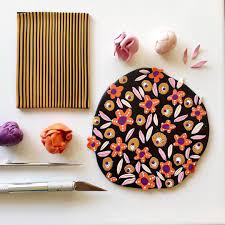 Hatchingsparrows Is Going Out Of Her Comfort Zone And We Are Loving It Keep Us Posted Polymer Clay Jewelry Diy Polymer Clay Jewelry Tutorials Clay Slab Ideas