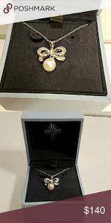 Simply Vera Vera Wang Bow Pearl Necklace Vera Wang Jewelry Simply Vera Wang Necklace