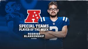 For example, in a poker hand of one pair. Colts Kicker Rodrigo Blankenship Has Been Named The Afc S Special Teams Player Of The Week For Week 11