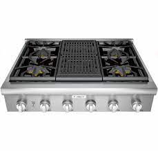 · find thermador electric cooktops, gas cooktops, and induction cooktops · shop . Pcg364wl Thermador 36 Professional Rangetop With 4 Burners And Grill Stainless Steel
