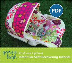 How To Recover An Infant Car Seat Plus Free Videos And Bonus Etsy Baby Car Seats Car Seats Baby Carrier Cover