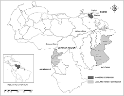 Için sembolü try yazılabilir ytl. Map Of Venezuela Showing The Main Malaria Regions Amazonas Bolivar Download Scientific Diagram