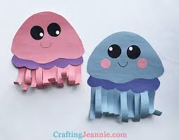 Free to use and share via google sheets. Jellyfish Craft Free Template Crafting Jeannie