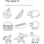 Letter Worksheet For Preschool Worksheets All And Recycling