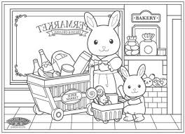 Calico Critters Coloring Pages Family Coloring Pages Family Coloring Coloring Books