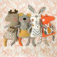 Stuffed Plushe Animal Sewing Pattern Pdf Toys Animal Doll For Etsy Soft Dolls Handmade Rag Doll Tutorial Doll Sewing Patterns