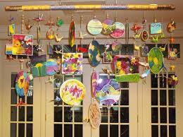 Silk Hoop Stabile Art For Kids Hanging Mobile Mobiles For Kids