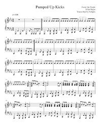 Sheet music arranged for easy piano in f major. Pumped Up Kicks Sheet Music For Piano Solo Musescore Com