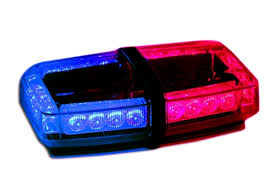 Red And Blue Led Mini Light Bar Roof Strobe Mini Lightbar