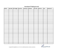 Investment Stock Trading Journal Spreadsheet Stock Trading Trading Quotes Investing