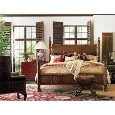 Henry Link Somers Isle King Rattan Bed Asian Inspired Bedroom Asian Home Decor Furniture