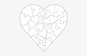 This listing is for instant download for: Puzzle Piece Template Heart Template Puzzle Piece Puzzle Piece Heart Png Free Transparent Png Download Pngkey