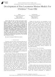 Ang kilos lokomotor ay umaalis sa kanilang pwesto halimbawa nito ay: Pdf Development Of Non Locomotor Motion Models For Children 7 Years Old