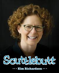 ⚠️ Attention! The last Scuttlebutt show EVER is just THREE DAYS AWAY. Come  see @kimrichardson do their improv thang onstage with all the other  Scuttlebutters! You won't want to miss it. 🤩⁠ ⁠
