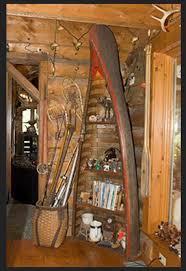 Row Boat Bookcase Fishing Gear Rustic Cabin Log Cabin Decor Lodge Decor