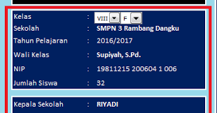 Homeaplikasi raport kurikulum 2013 harap bacaeko daresdiform yang di input:1. Leger Nilai K13 Sd Smp Sma Revisi Info Pendidikan Terbaru