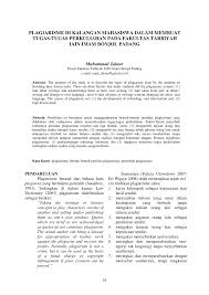 Jika kita tinggal di dalam satu taman atau di sebuah kampung yang sama, mereka akan dikenali sebagai jiran tetangga kita. Pdf Plagiarisme Di Kalangan Mahasiswa Dalam Membuat Tugas Tugas Perkuliahan Pada Fakultas Tarbiyah Iain Imam Bonjol Padang
