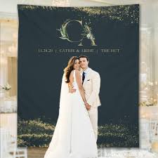 Wedding Backdrop Elegant Black Gold Wedding Backdrop Photo Etsy Wedding Backdrop Black Gold Wedding Booth Wedding
