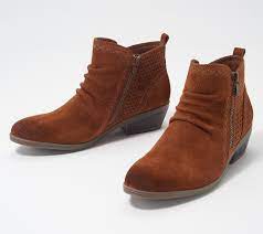 Click here to find a great selection of women's shoes 9 m shoes from earth brands footwear at qvc.com. Earth Origins Leather Ankle Boots Collette Cheryl Qvc Com