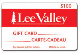 | standard gift cards can be purchased online and will be shipped to a home address. Lee Valley Canada Gift Card Sale 45 For 50 Gift Card 89 For 100 Gift Card And More Canadian Freebies Coupons Deals Bargains Flyers Contests Canada