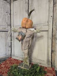 Primitive Pumpkin Head Scarecrow – The Tin Bin