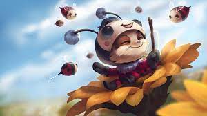 Teemo Bee Beemo LoL Art 4K Wallpaper iPhone HD Phone #8111f