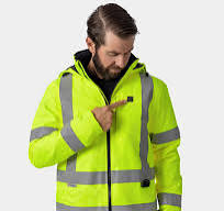 Men's Heated High-Visibility Jacket | Durable & Safe | ororo®