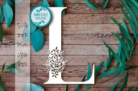 Download Free L Floral Letter Svg Dxf Png Pdf Jpg Crafter File Free Svg Files For Cricut Silhouette And Brother Scan N Cut
