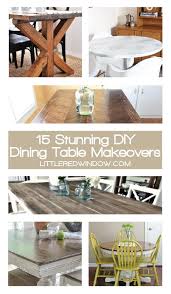 12 seriously doable ways to diy a kitchen table. 15 Stunning Diy Dining Table Makeovers Little Red Window